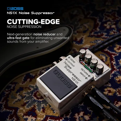 Miniatura 2 de BOSS NS-1X Supresor de Ruido Reductor de Ruido de Próxima Generación y Puerta Ultra Rápida para Guitarra, Bajo y Otros Instrumentos Tecnología