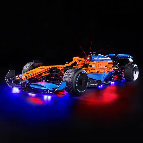 YEABRICKS Kit de luces LED para Lego – Technic McLaren Formula 1 modelo de bloques de construcción de autos de carreras, juego de luces LED