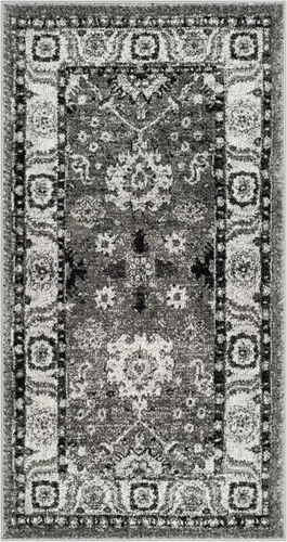 Miniatura 32 de SAFAVIEH Vintage Hamadan Collection - Alfombra de área de 2 pies 3 pulgadas x 4 pies, naranja y azul, diseño tradicional persa, no desprende pelusa