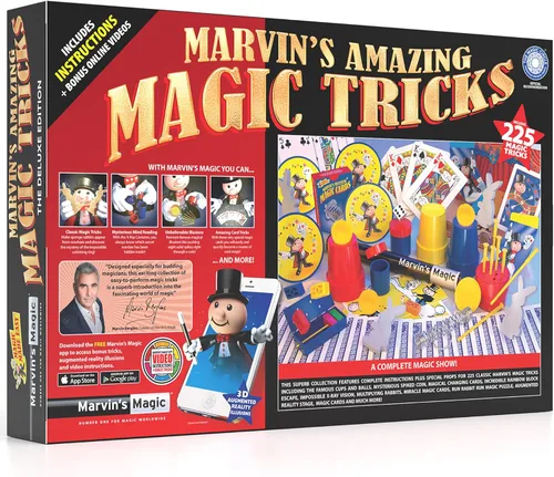 Miniatura 7 de Marvin's Magic - Juego de Magia para Niños - Caja de Trucos, Trucos Increíbles para Niños - Gama Made Easy - Incluye Varita, Trucos de Cartas, Mucho