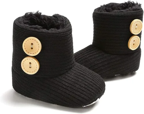 Miniatura 7 de BABITINA Infant Boots Winter Baby Girl Shoes Soft Sole Anti-Slip Toddler Snow Warm Prewalker Newborn Boots