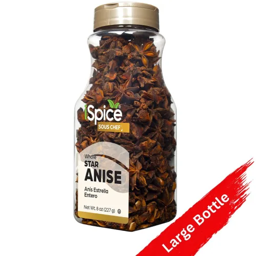Miniatura 3 de iSpice Premium Anís estrellado multiusos Especias esenciales de cocina Anis Estrellado Estrella De Anis totalmente natural 8 oz (227 g)