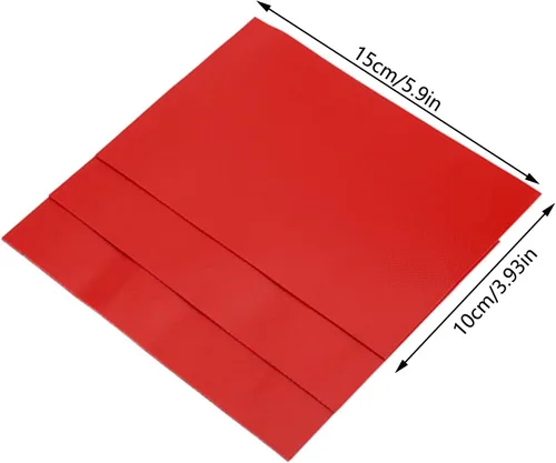 Miniatura 2 de Qiilu Kit de reparación de bote, kit de reparación de Hypalon, kit de 3 parches de reparación de PVC, juego de parches de reparación de PVC para Rojo
