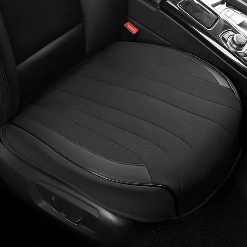 Miniatura 13 de GIANT PANDA 1 funda de asiento delantero de automóvil, protector de asiento de automóvil de piel sintética para el 95% de los vehículos, se adapta