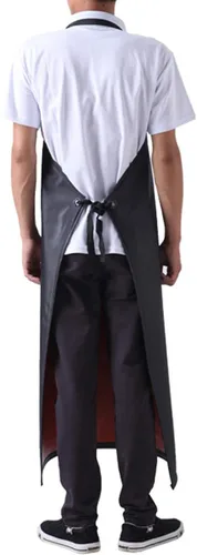 Miniatura 3 de Delantal de goma impermeable para lavar platos, trabajo de laboratorio, carnicero A-negro