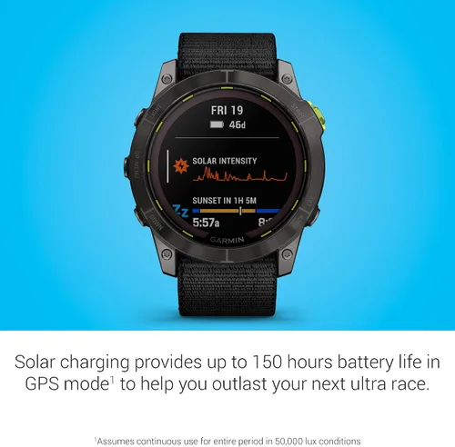 Miniatura 3 de Garmin Enduro™ 2 – Reloj de ultrarendimiento, batería GPS de larga duración, carga solar, mapas precargados