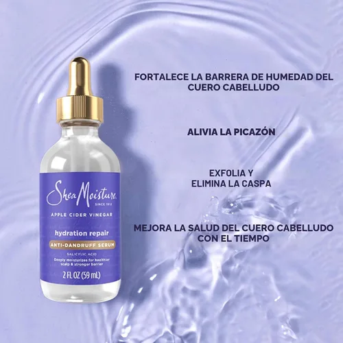 Miniatura 4 de SheaMoisture Tratamiento contra la caspa Tecnología de reparación del cuero cabelludo y suero hidratante con ácido salicílico, hidrata profundamente