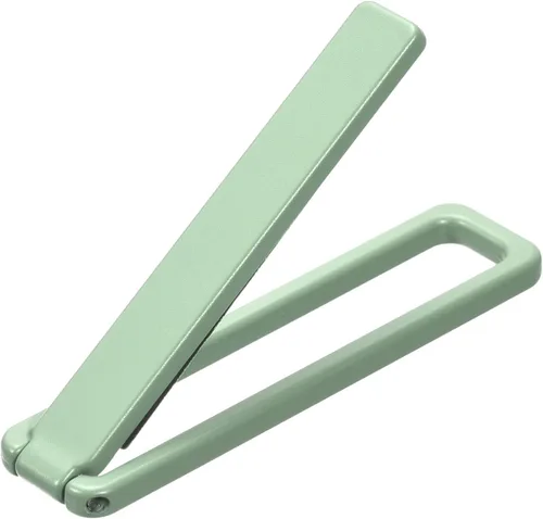 Miniatura 13 de uxcell Soporte delgado para teléfono celular, soporte de escritorio horizontal y vertical, soporte plegable para teléfono para la mayoría de Amarillo