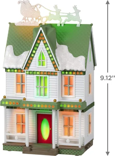 Miniatura 5 de Hallmark Keepsake 2020, Sound-a-Light Christmas Village Festive Home Decoración de mesa con luces LED (0001QFM3371)