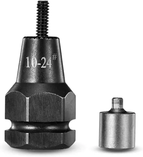10-24 Cabeza de pistola de tuerca de remache autobloqueante (1pc) uso para pistola de tuerca de remache LM08/LM09