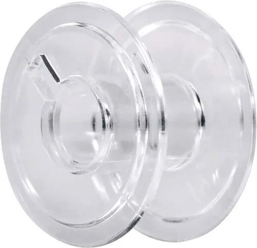 Miniatura 5 de Singer Bobbins - Bobinas de plástico transparente clase 15 - Bobinas de repuesto para máquina de coser, bobinas de máquina de coser, accesorios