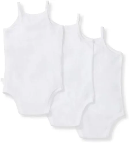 Miniatura 7 de Burt's Bees Baby Girls' One-Piece Organic Cotton Camisole Bodysuits, 3-Pack