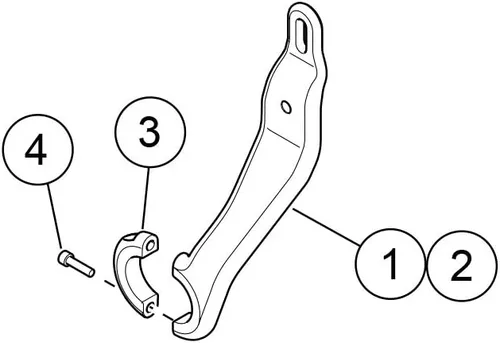 Miniatura 3 de Kit de soporte de carenado para Harley Road Glide FLTRX FLTRK FLTRXS FLTRU FLTRUSE 2015-2024, negro