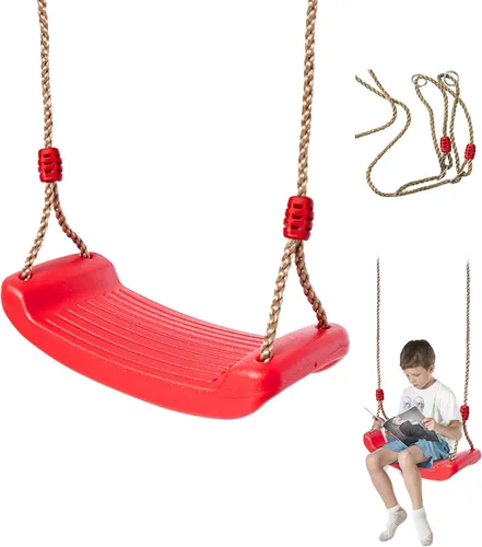 Miniatura 8 de IFOYO Asiento de columpio de árbol, accesorios para niños, patio de juegos al aire libre e interior, azul