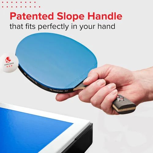 Miniatura 2 de The Peace Maker ALC - Professional Ping Pong Paddle - Carbon Fiber Table Tennis Racket Producing Maximum Spin & Control for All Levels - Hard Carry