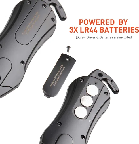 Miniatura 8 de Stinger Llavero de alarma personal, herramienta de emergencia, sirena de alarma de pánico de seguridad, cortador de cinturón de seguridad, rompe