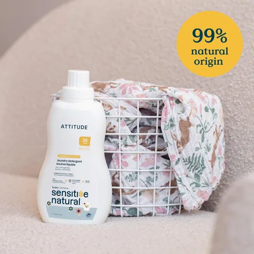 Miniatura 2 de ATTITUDE Detergente para ropa para bebé, verificado por EWG, fórmula a base de plantas y minerales, compatible con HE, productos veganos