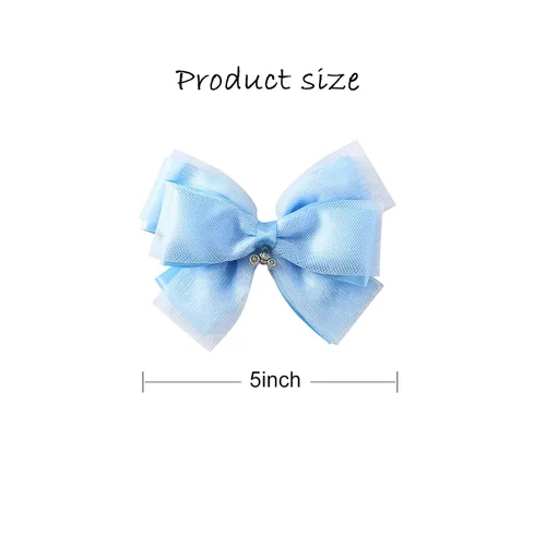 Miniatura 2 de Pinzas para el pelo de princesa para mujer, accesorios para el cabello de hadas de 5 pulgadas, color azul