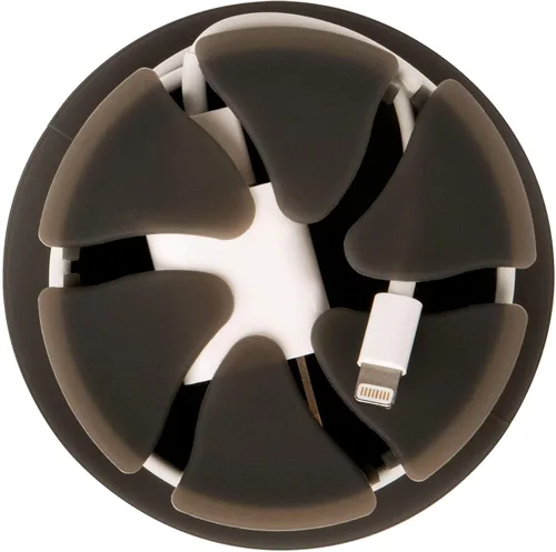 Miniatura 3 de Digital Innovations Nest XL - Funda / organizador para cable USB y cargador de teléfono, para audífonos, sistema de almacenamiento duradero y Negro