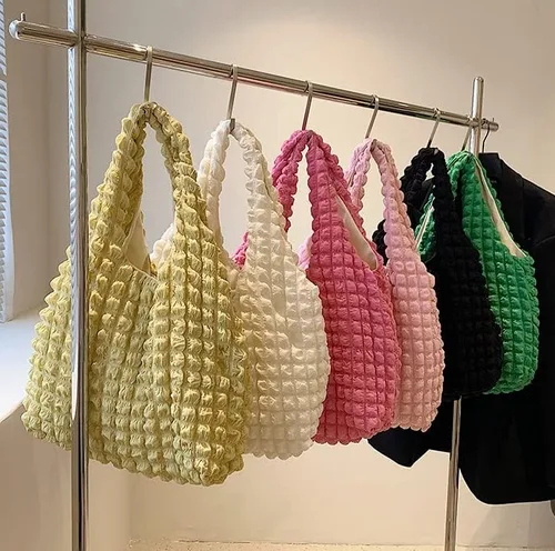 Miniatura 9 de Bolsas Hobo de burbujas para mujer, bolsa de mano de burbujas, bolsa de hombro de nube, bolso Hobo, bolso casual, bolso de regalo para mujeres 2023