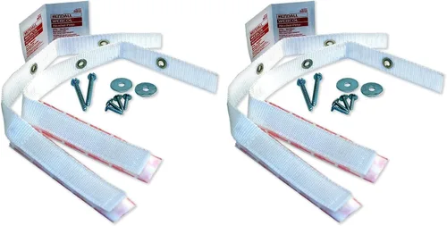 Miniatura 7 de Quakehold! 4164 Juego de correas para muebles, color blanco, 4164