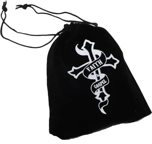 Miniatura 9 de Faith & Gospel Hertos - Collar con cuentas de madera para rosario, medalla de San Benito y cruz católica, cuerda de coronilla de oración religiosa
