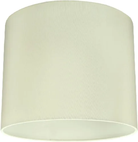 Aspen Creative 31090A pantalla para lámpara de araña de transición con forma de cilindro en color beige, 12 pulgadas de ancho (12 x 12 x 10 pulgadas)