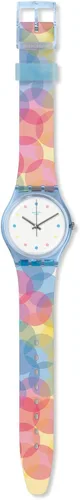 Miniatura 2 de Swatch GS159 - Reloj de cuarzo para mujer con correa de silicona, multicolor