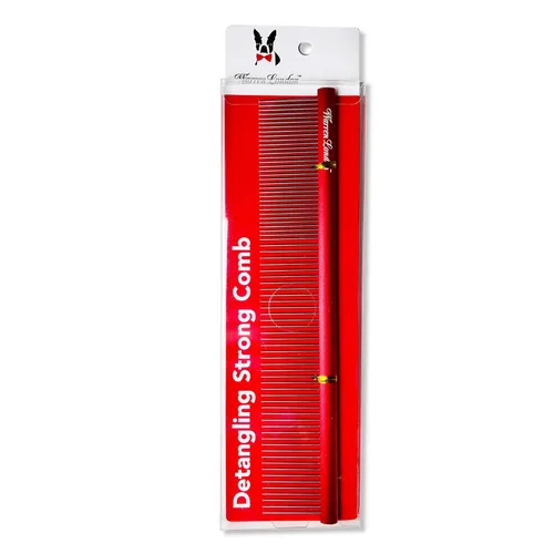 Warren London Peine Fuerte Antienredo para Perros | 25.4 cm | Control de Confort, Durabilidad y Detalle para Perros Pequeños, Medianos y Grandes |