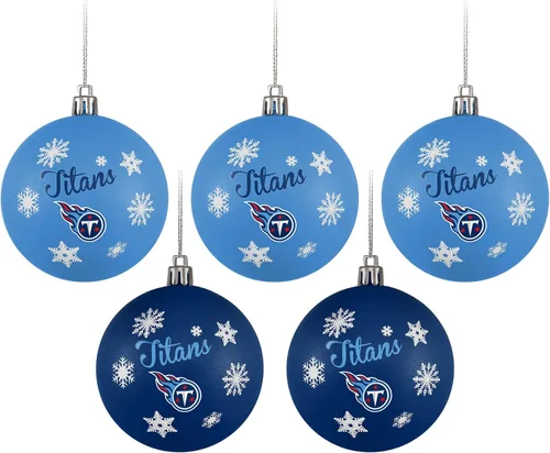 Miniatura 18 de FOCO Dallas Cowboys NFL 5 Pack Shatterproof Ball Ornament Set