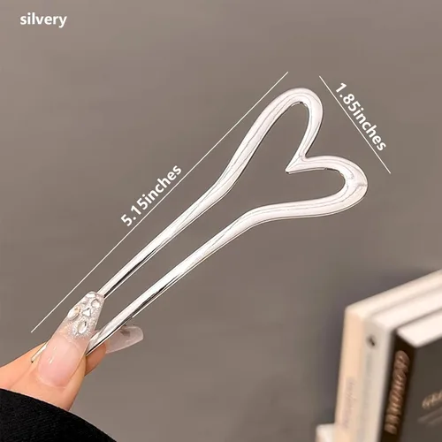Miniatura 2 de 2 horquillas francesas para mujer, adecuadas para trenzas, moños y peinados sin daños en el cabello, pin de metal en forma de U de gran sujeción