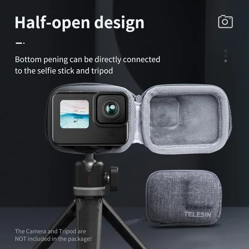Miniatura 3 de TELESIN Funda protectora pequeña para GoPro 12 11 10 9 Insta360 Ace Pro Accesorios