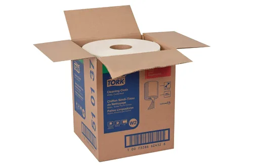Miniatura 6 de Tork Paño de limpieza Blanco W2, reutilizable, 1 x 500 Paños, 510137
