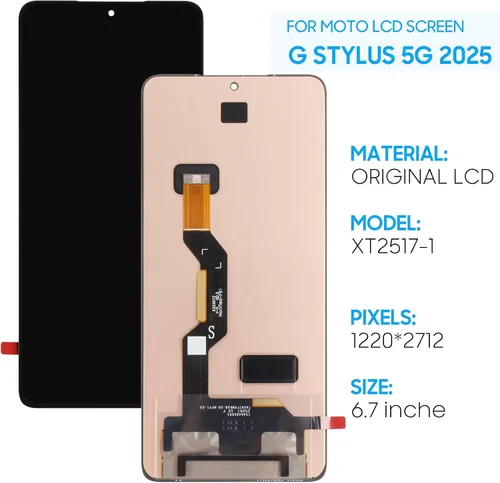 Miniatura 2 de Original para Motorola Moto G Stylus 5G 2025 Reemplazo de pantalla XT2517-1 XT2517 6.7 "Pantalla LCD táctil digitalizador Asamblea con herramientas