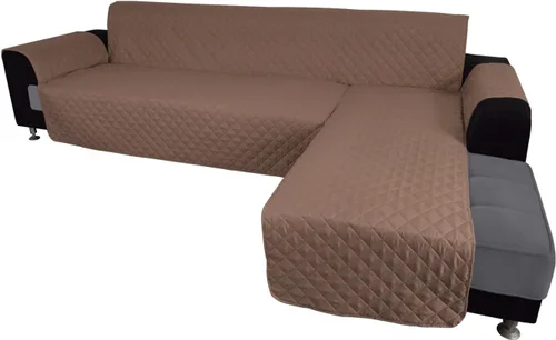 Miniatura 25 de Easy-Going - Fundas para sofá seccional en forma de "L" para perros, funda reversible para sofá, funda para chaise longue, protector de muebles