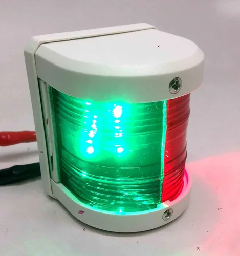 Miniatura 3 de Pactrade Marine Barco rojo y verde arco LED luz de navegación impermeable 2 millas náuticas