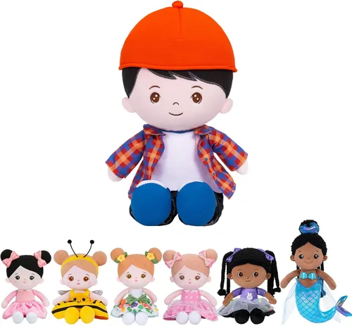 Miniatura 11 de OUOZZZ Juguetes suaves de muñeca de bebé de 12.6 pulgadas para regalos de niña de 1 año, regalos de Pascua, conejito de peluche para niños, juguetes
