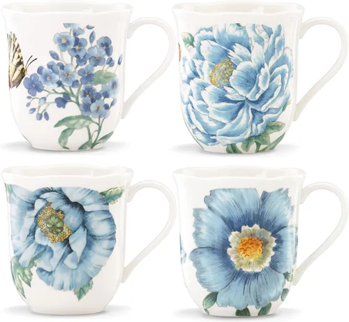 Miniatura 8 de Lenox 833415 Butterfly Meadow Blue - Juego de cuencos para postre (4 piezas)