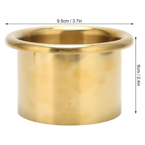 Miniatura 2 de 3 1 4 secador de pelo pulgadas rizador 3 goma 4 insertos negro secador de pelo soplado metal encimera ojales anillos salón y spa equipo (dorado)