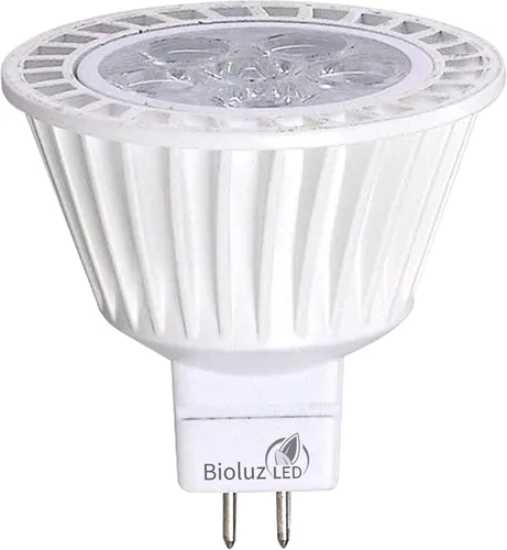 Miniatura 5 de Bioluz LED Paquete de 5 Bombillas MR16 Equivalentes a Halógeno de 50 Vatios Regulables usa 7W, Halógeno 3000K 12V CA/CC, Certificado UL, Alto CRI
