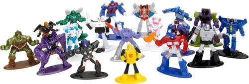 Miniatura 2 de Transformers - Juego de 18 figuras Wave 3 de 1.65 pulgadas fundidas a presión Nano Metalfigs, juguetes para niños y adultos
