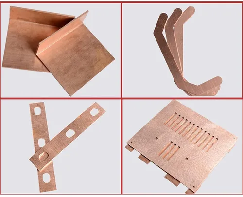 Miniatura 2 de Hoja de placa de cobre T 0.039 in x 7.874 in de ancho x 9.843 in de largo, 1 pieza C110 99.9% T2 de metal puro láminas de cobre para joyería