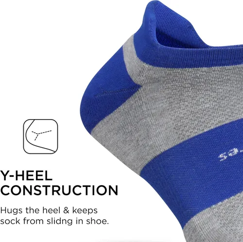 Miniatura 5 de Feetures Calcetines tobilleros de alto rendimiento Max Cushion Calcetines invisibles para mujeres y hombres con lengüeta en el talón (1 par)