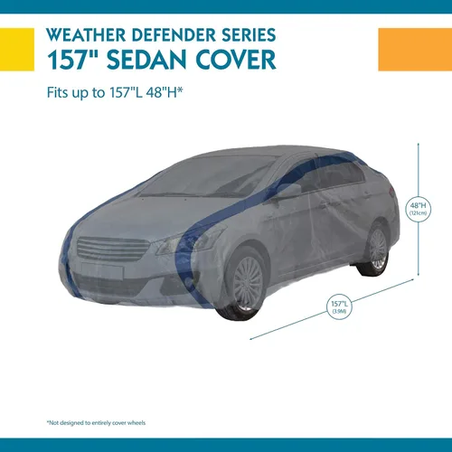 Miniatura 3 de Funda para autos Duck Covers Weather Defender, se adapta a sedanes de hasta 13 pies y 1 pulgada de largo