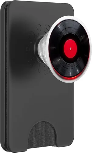 Miniatura 8 de Red Vinyl Record Player Vinyl Collector Retro Music Lover PopSockets Adhesive PopGrip