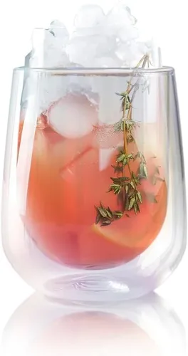 Miniatura 3 de asobu The Old Fashion - Vaso de whisky de cristal, duradero, de doble pared (GLASS)