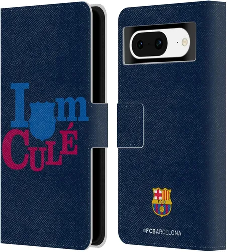 Miniatura 7 de Head Case Designs Officially Licensed FC Barcelona Ball Pattern Campions Leather Wallet Case Compatible with Google Pixel 8
