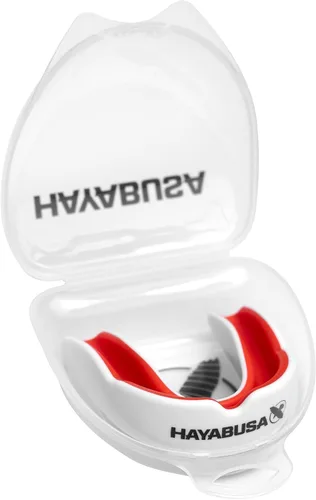 Miniatura 11 de Hayabusa Combat Sports - Protector bucal para jóvenes, niños y adultos, viene con funda, color negro/dorado, juvenil