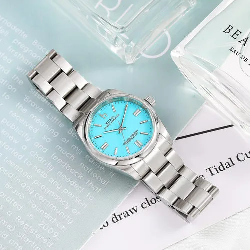 Miniatura 6 de BUREI Couple Watch for Men and Women Dress Minimalist Stainless Steel Watches Waterproof Fashion Watches