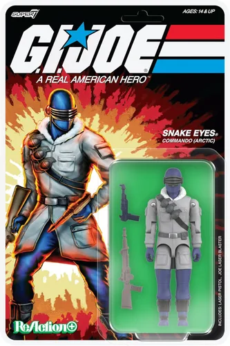 Miniatura 8 de Super7 G.I. Joe Reacción+ Ola 05 (Película) - Destro Ártico (Película) Figura de Acción